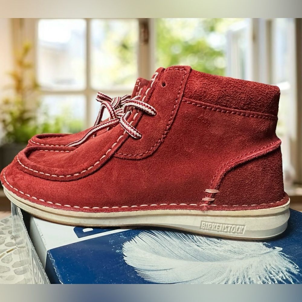 BIRKENSTOCK Leather Pasadena High Ankle Booties Chukkas EU 36 Womens 5 NIB - Picture 4 of 11
